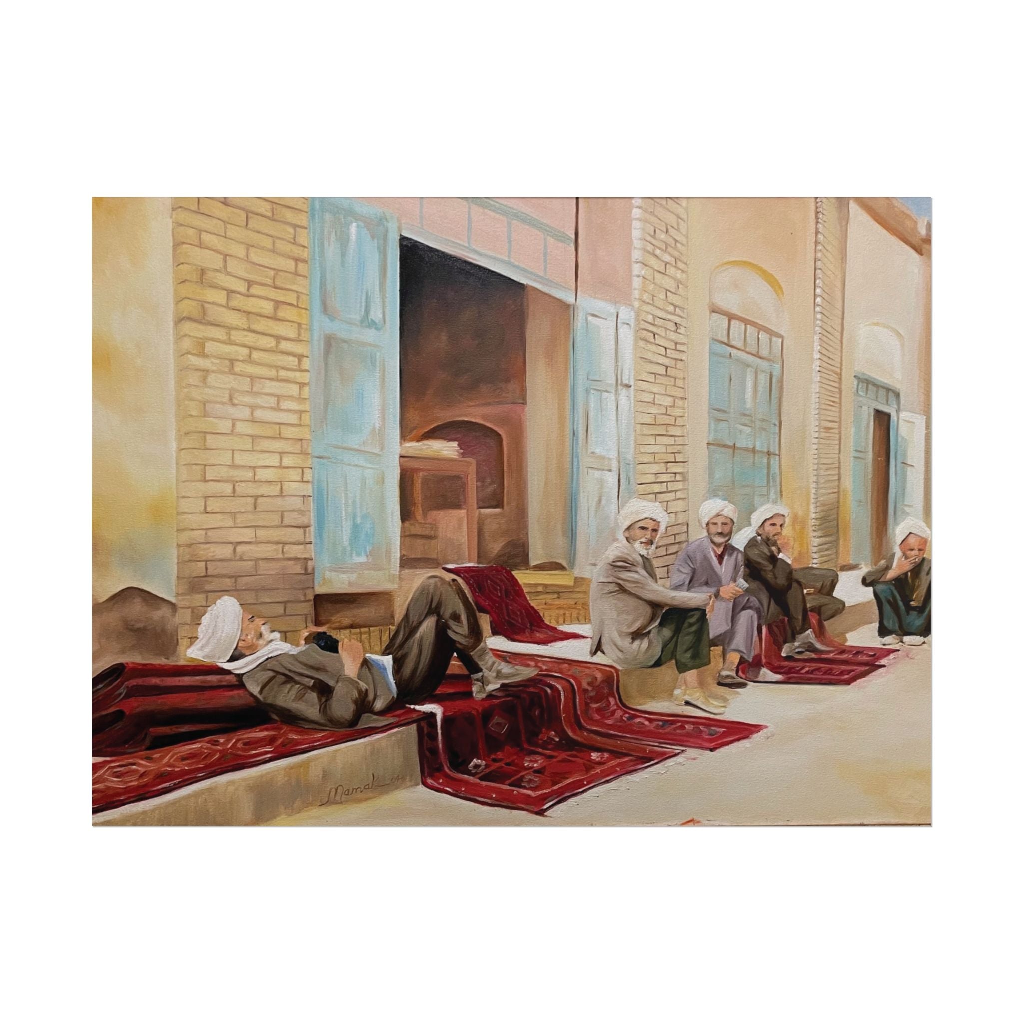 Persian Carpet Salesmen — Khorasan Iran Fine Art Print