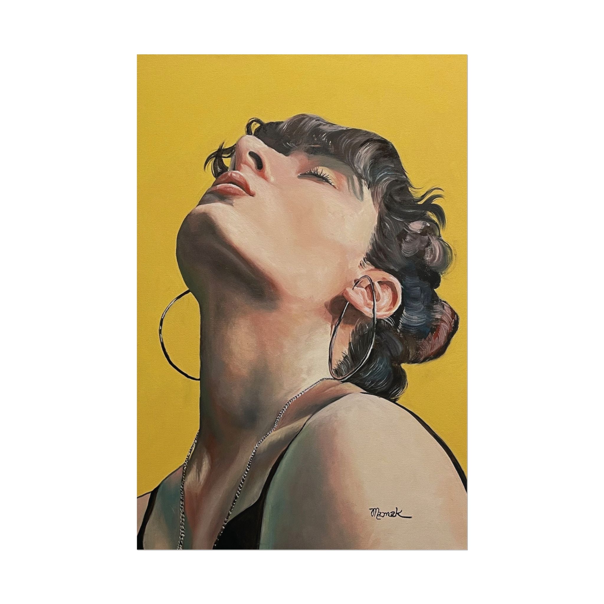 Fine Art Poster - 'Feeling the Light of Victory' - Freedom Girl - Strong Defiant Wall Art