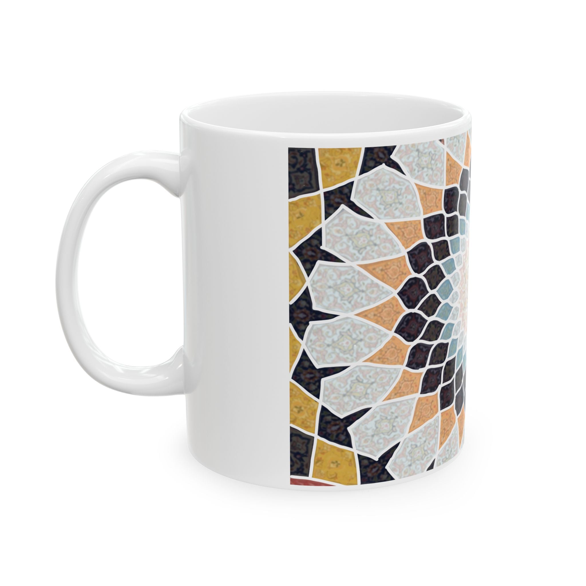 Persian Mosaic Mug — Inspired by the Art of the Hand-Woven Carpet