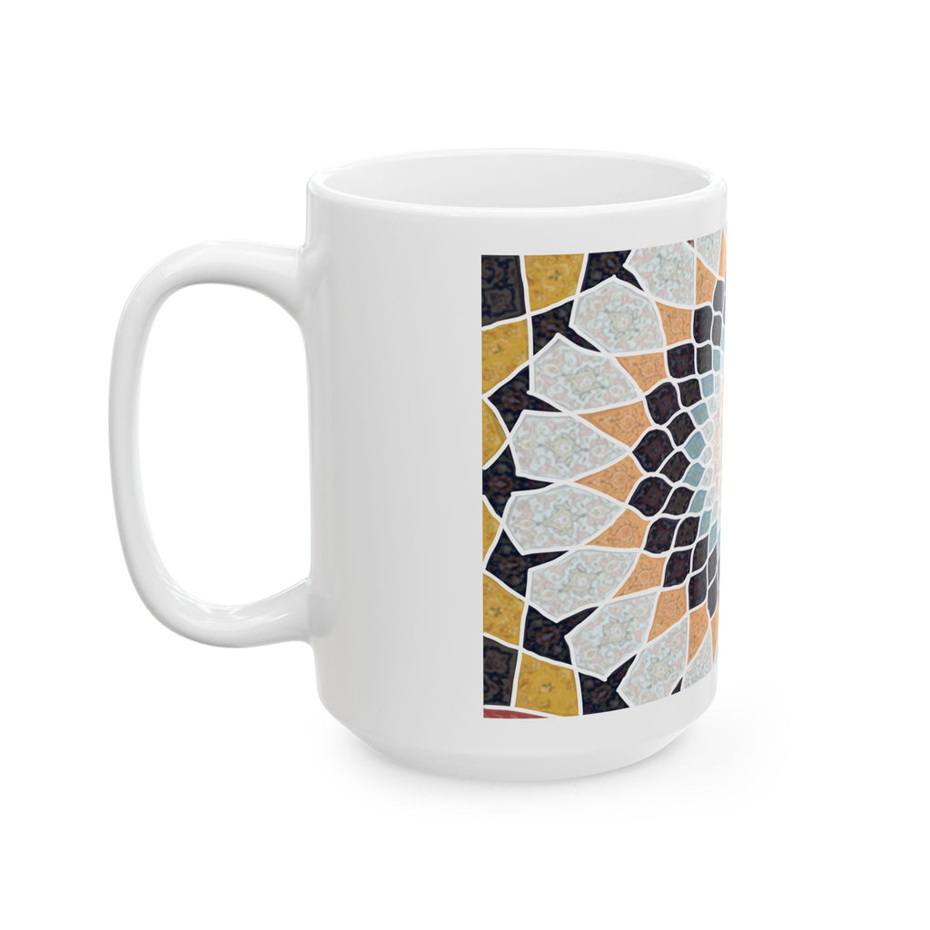 Persian Mosaic Mug — Inspired by the Art of the Hand-Woven Carpet