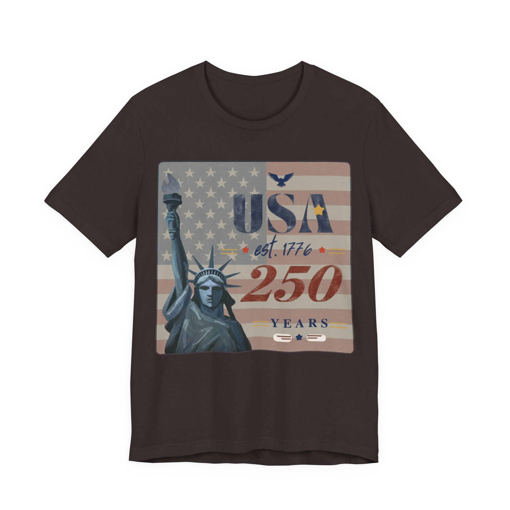 USA 250 Years T-Shirt — Statue of Liberty Patriotic Tee | America 1776–2026