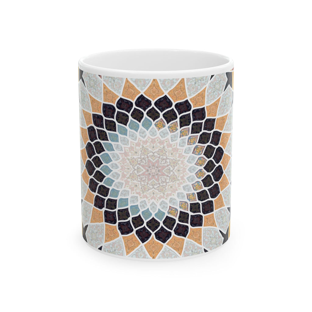 Persian Mosaic Mug — Inspired by the Art of the Hand-Woven Carpet