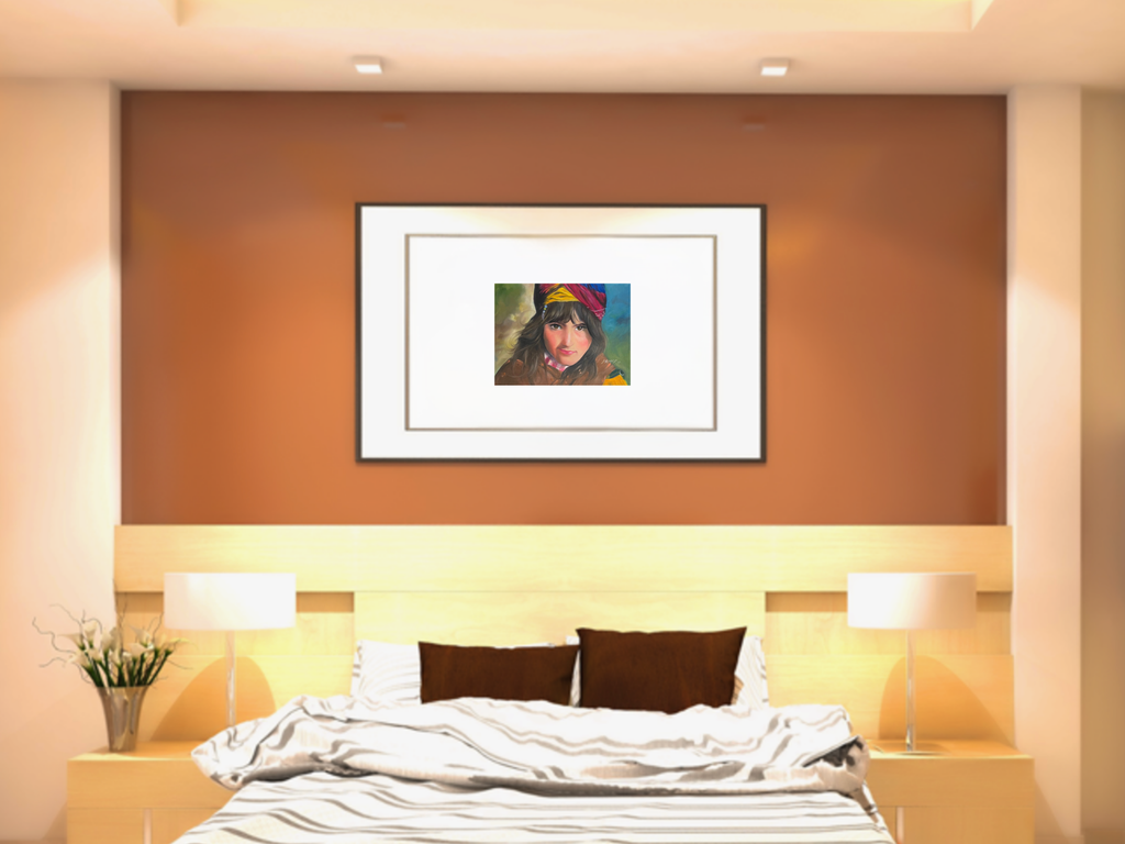Iranian Country Girl - Rural Iran Fine Art Portrait Print