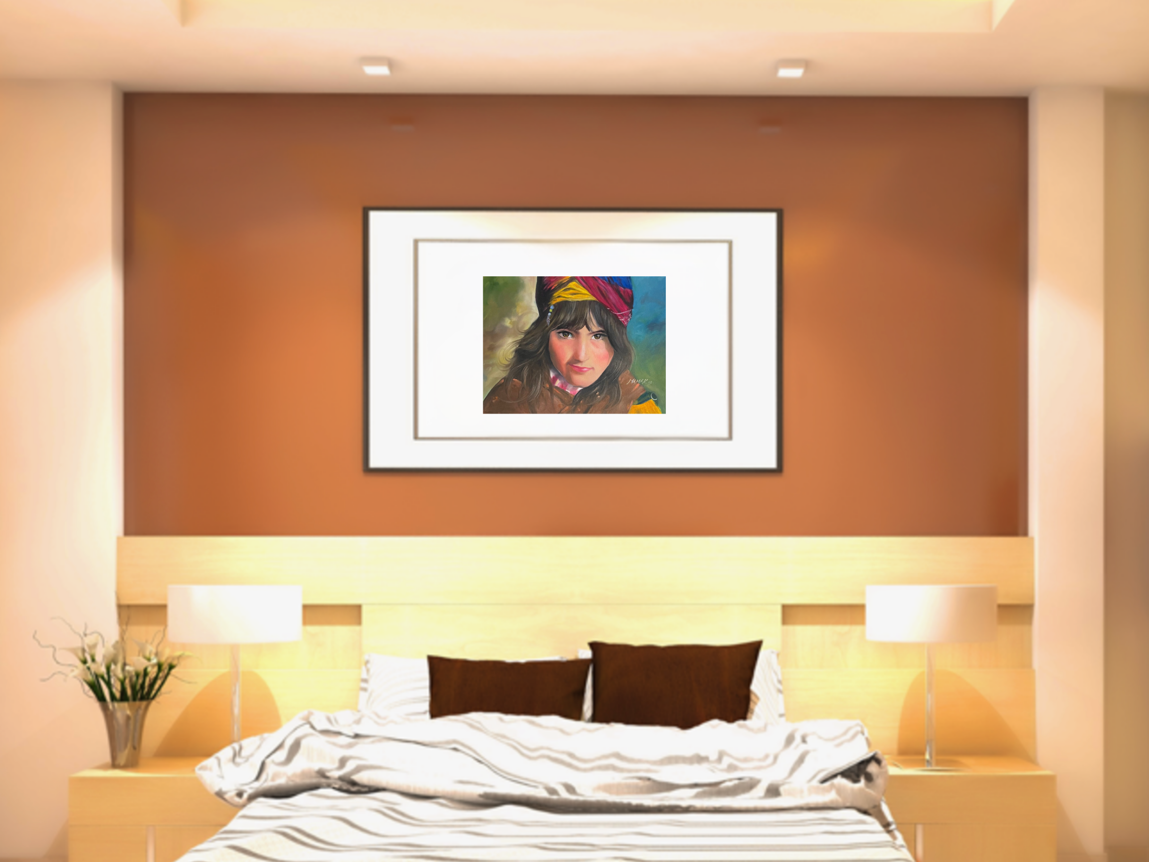 Iranian Country Girl - Rural Iran Fine Art Portrait Print