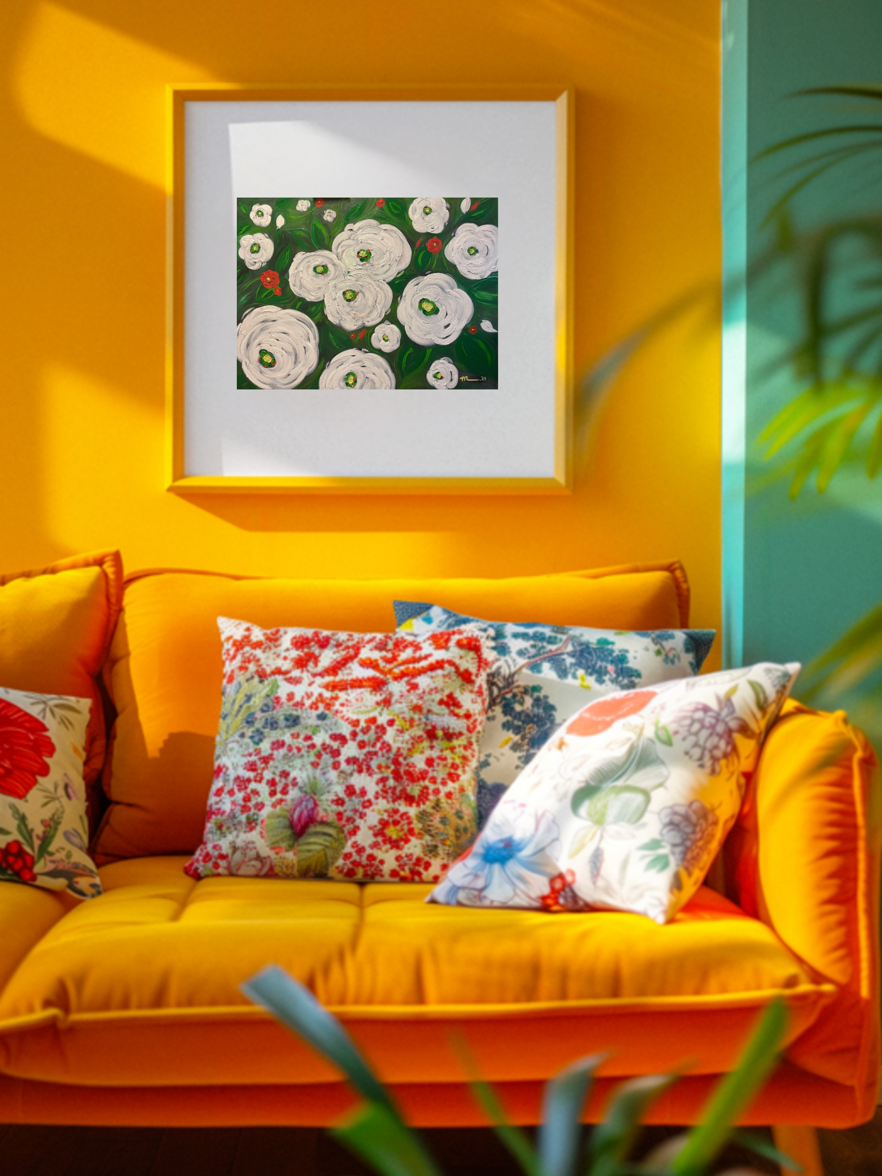 Forever Bloom - Bold Floral Fine Art Print | Mother Daughter Gift