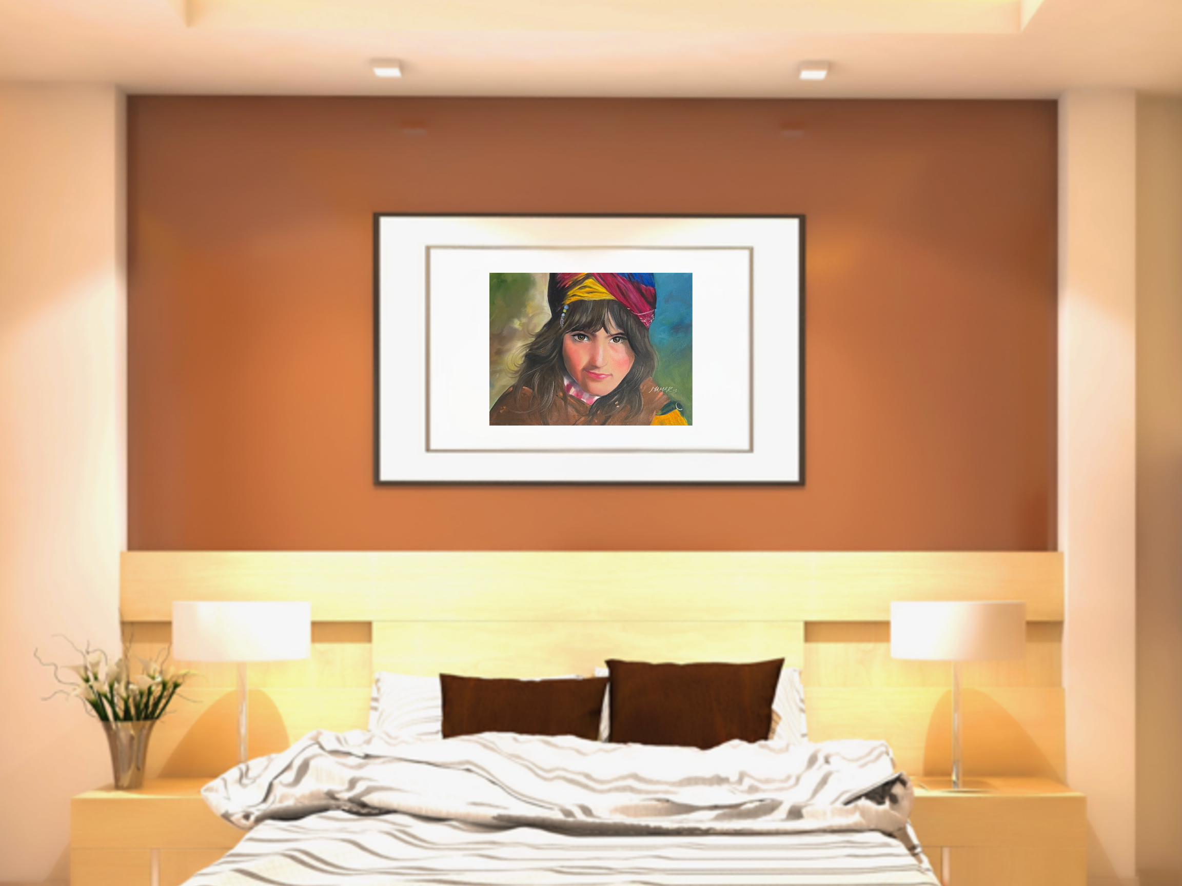 Iranian Country Girl - Rural Iran Fine Art Portrait Print