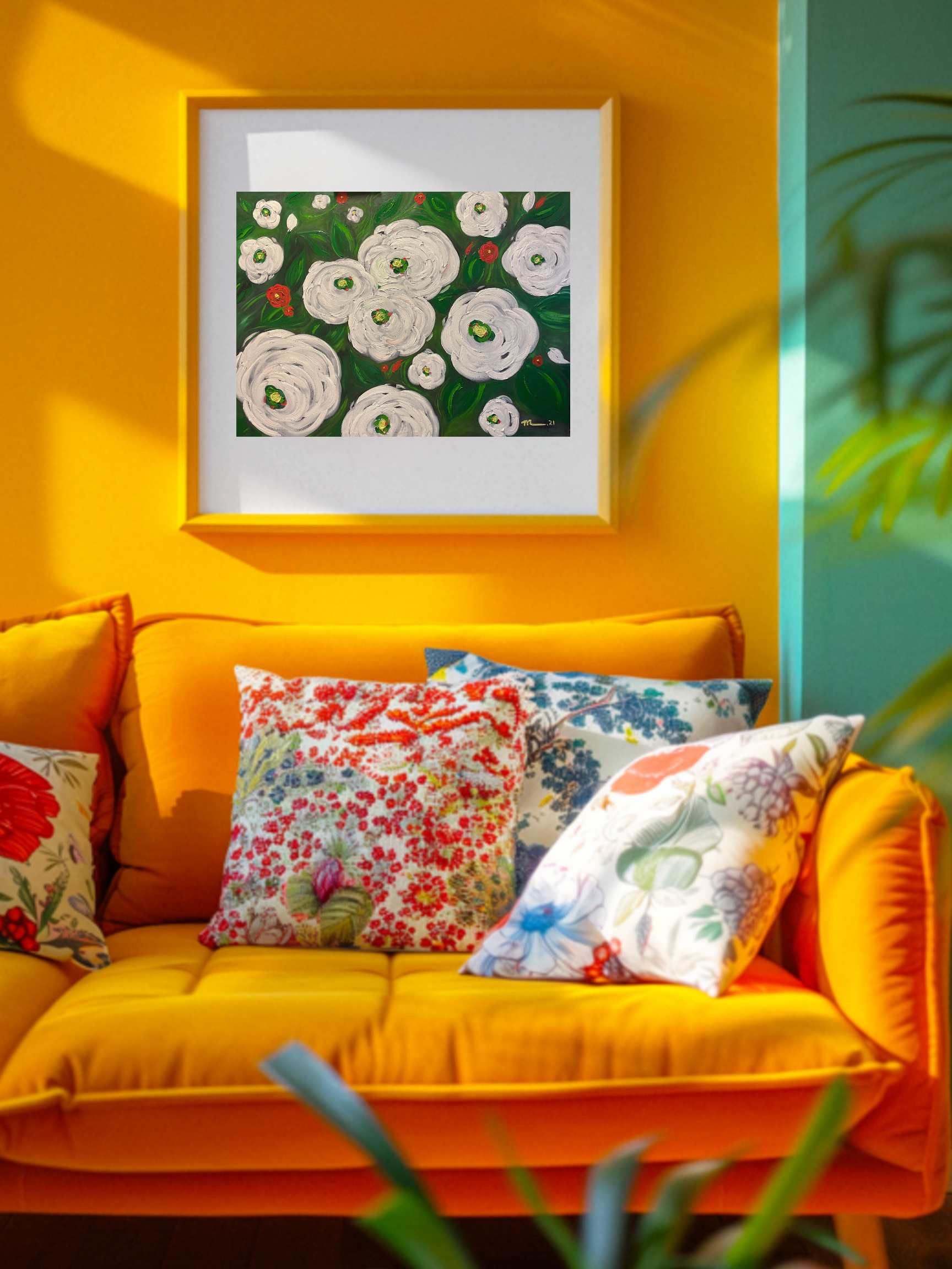 Forever Bloom - Bold Floral Fine Art Print | Mother Daughter Gift