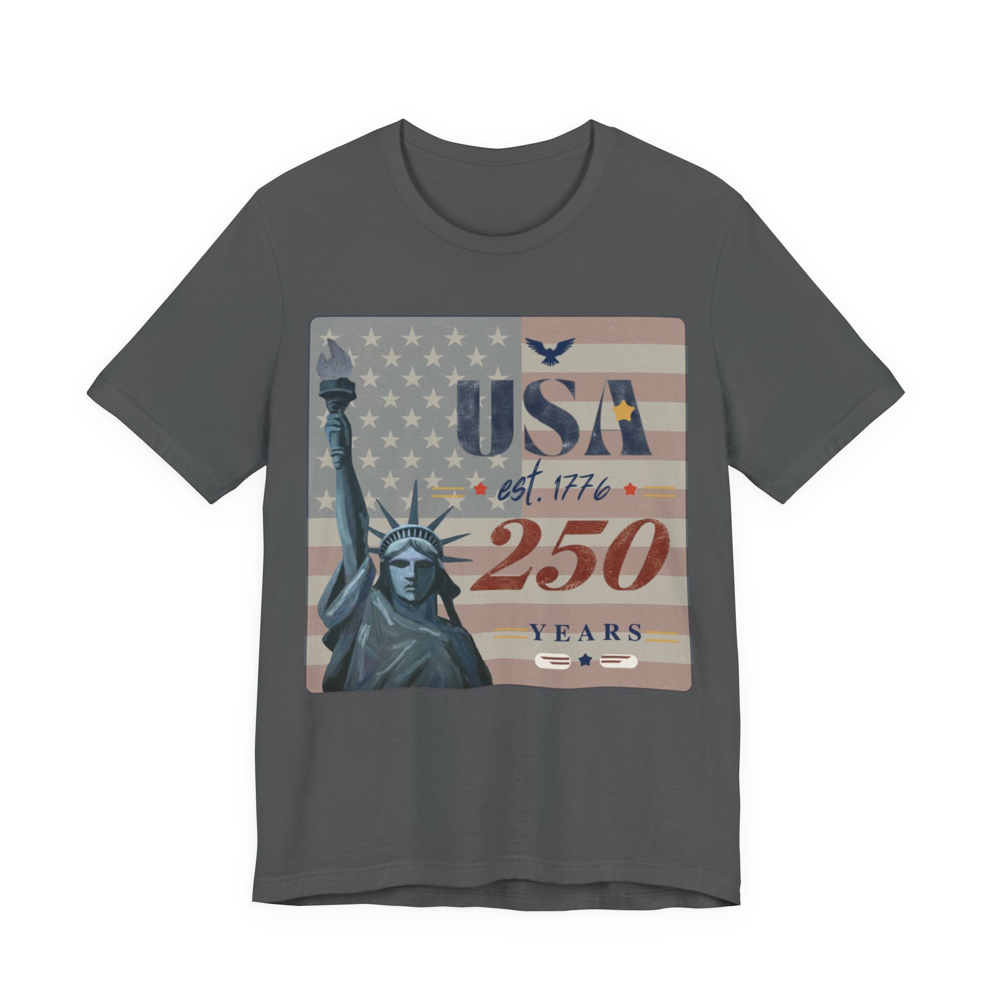 USA 250 Years T-Shirt — Statue of Liberty Patriotic Tee | America 1776–2026