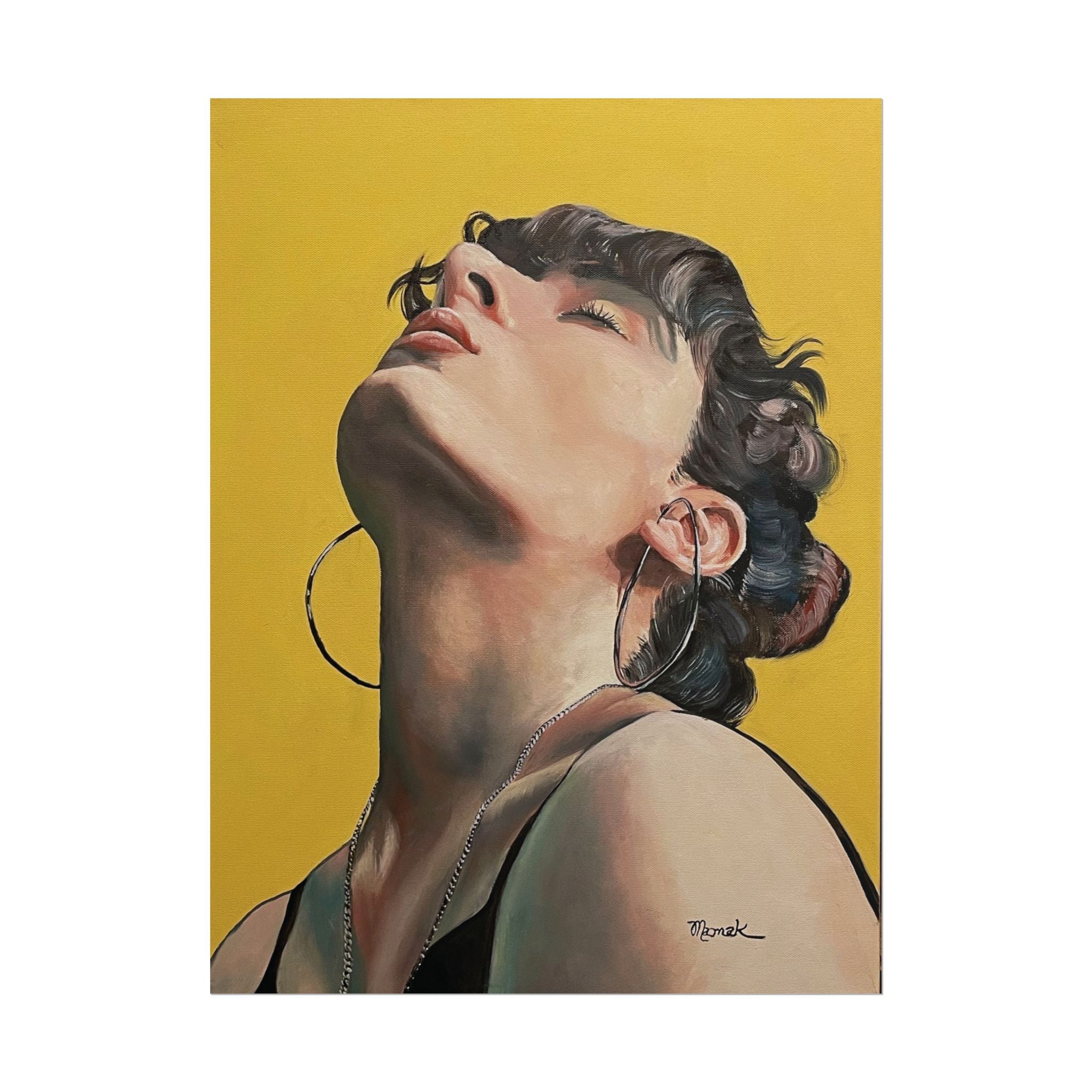 Fine Art Poster - 'Feeling the Light of Victory' - Freedom Girl - Strong Defiant Wall Art