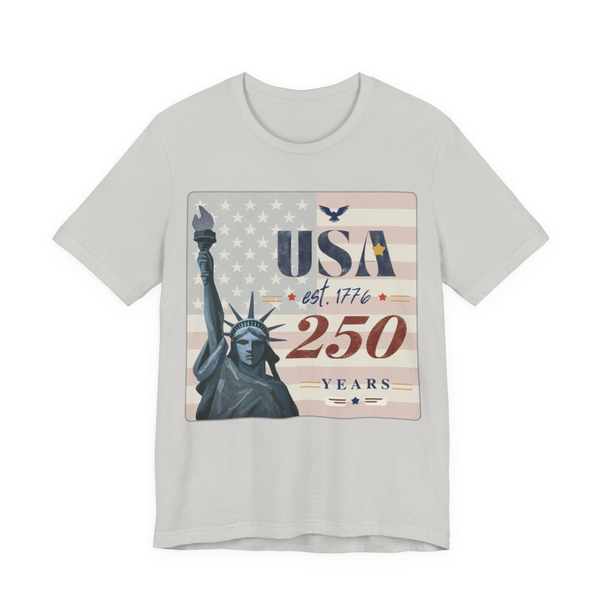 USA 250 Years T-Shirt — Statue of Liberty Patriotic Tee | America 1776–2026