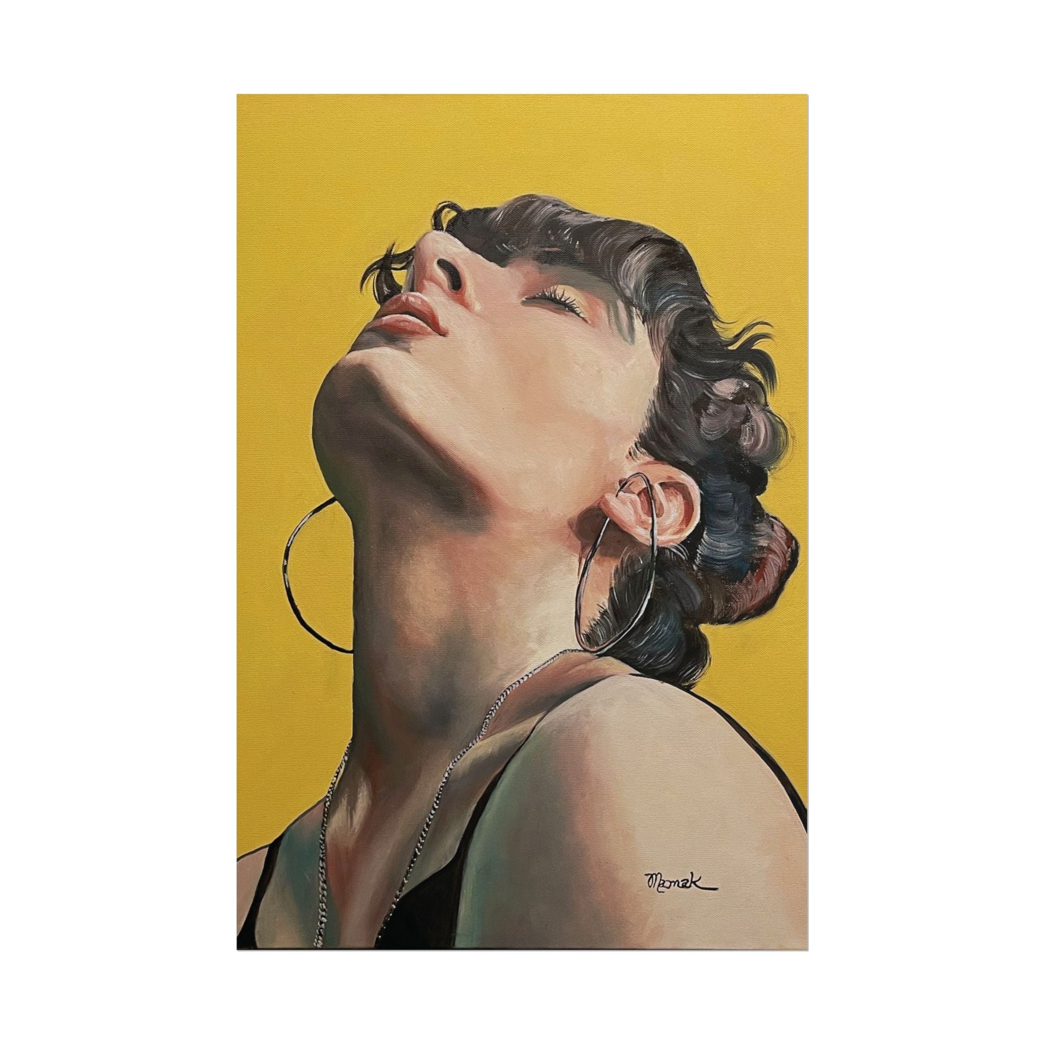 Fine Art Poster - 'Feeling the Light of Victory' - Freedom Girl - Strong Defiant Wall Art