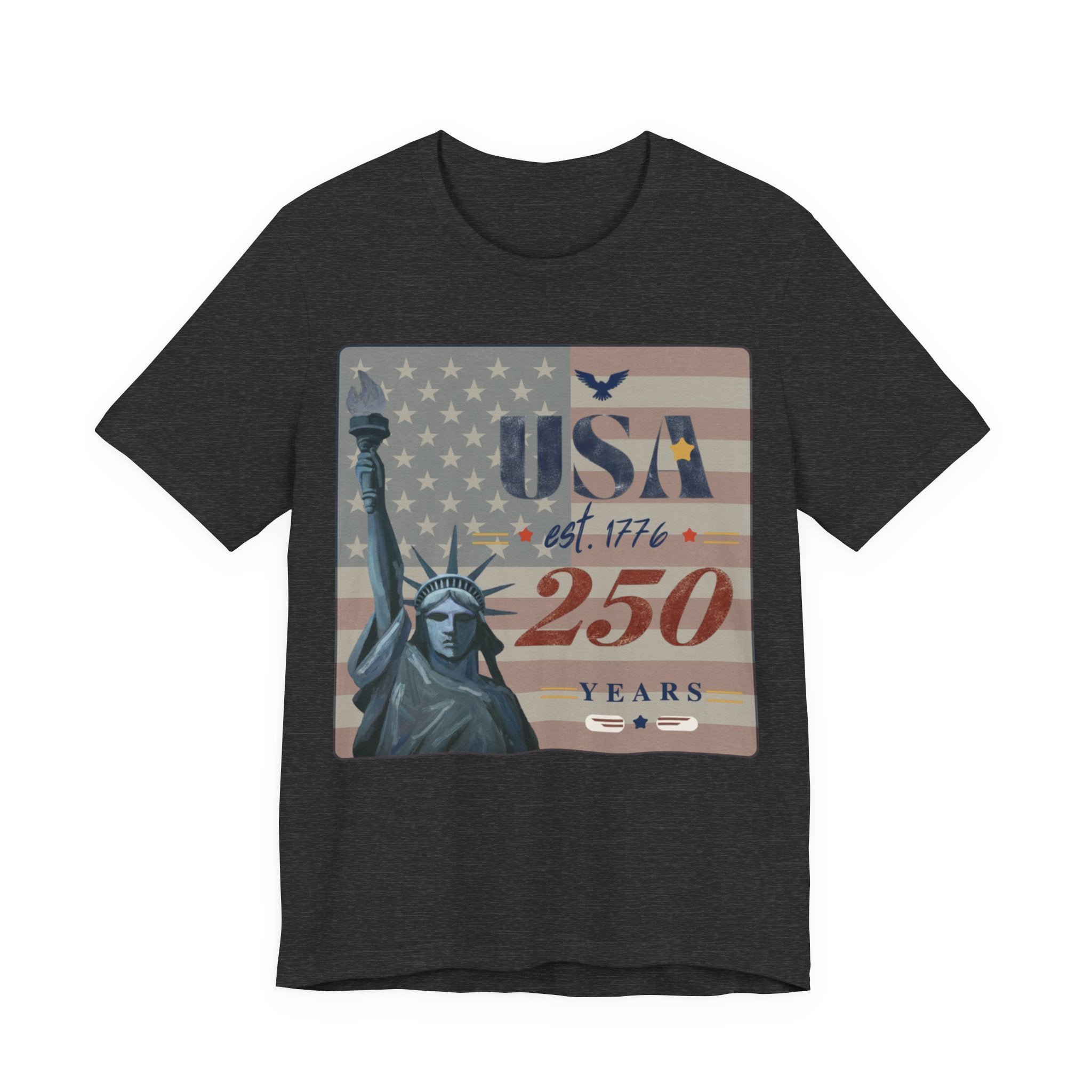 USA 250 Years T-Shirt — Statue of Liberty Patriotic Tee | America 1776–2026